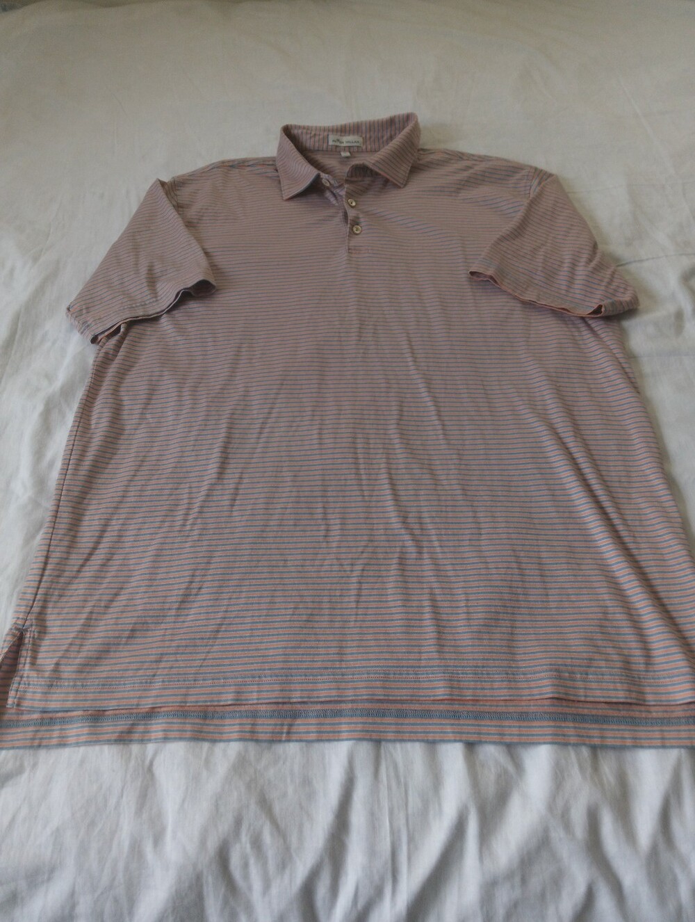 Peter Millar Men's Short Sleeve Striped Polo